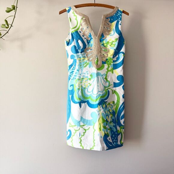 Lilly Pulitzer Janice Shift Dress 0 - Picture 2 of 5